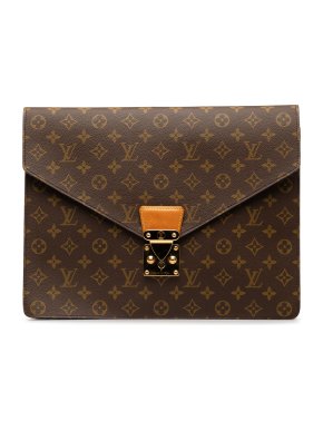 Louis Vuitton Monogram Porte-Documents Clutch