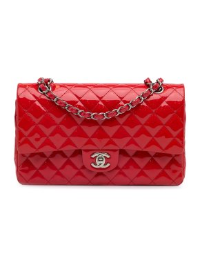 Chanel Medium Classic Patent Double Flap Bag