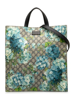 Gucci GG Supreme Blooms Convertible Soft Tote Bag