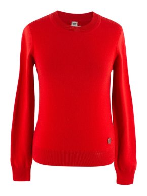 Hermes Red Cashmere Jumper
