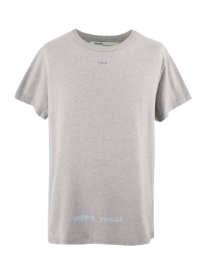 Off-White Grey Seeing Things T-shirt