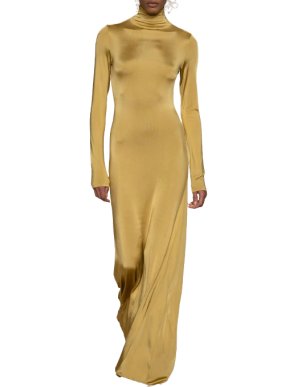 Tove Gold Sacha High Neck Gown