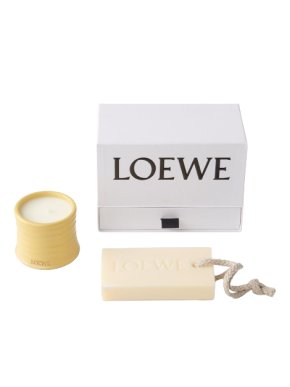 Loewe Honeysuckle Candle and Oregano Solid Soap Gift Set
