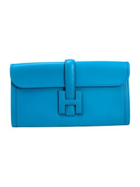 Hermes Royal Blue Clutch