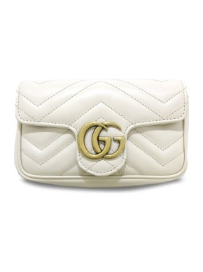 Gucci Super Mini GG Marmont Matelasse Crossbody Bag