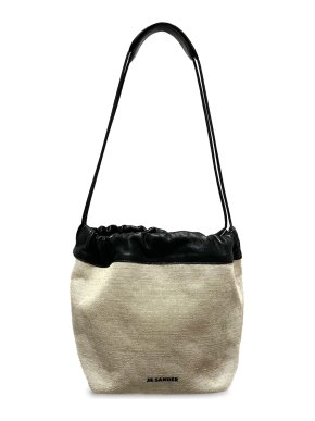 Jil Sander Canvas Dumpling Bucket Bag