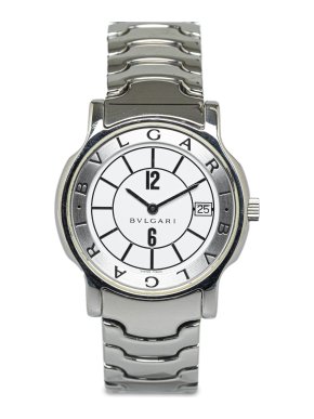 Bvlgari Hermes Quartz Stainless Steel Solotempo Watch
