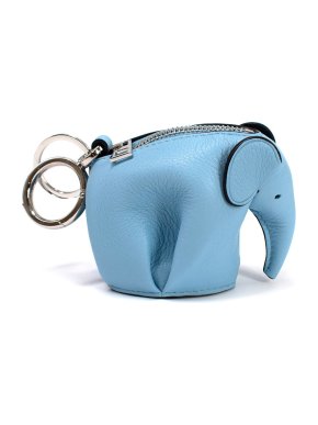 Loewe Light Blue Leather Elephant Calfskin Charm