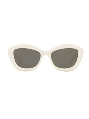 Saint Laurent Ivory Cat Eye Sunglasses