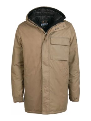 Barbour International Khaki Keelman Wax Jacket