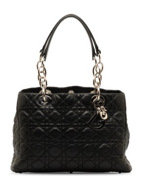 Dior Black Small Cannage Soft Lady Dior