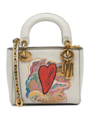 Dior Cream Limited Edition Mini Lady DiorAmour Lady Dior