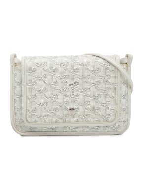 Goyard White Goyardine Plumet Crossbody Bag