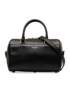 Saint Laurent Black Classic Baby Duffle Bag