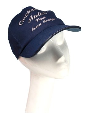 Dior Homme Logo Embroidered Navy Baseball Cap
