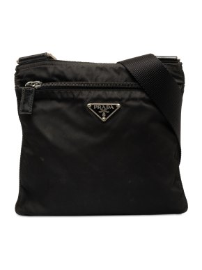 Prada Black Tessuto Crossbody Bag