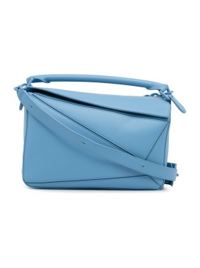 Loewe Medium Blue Puzzle Bag