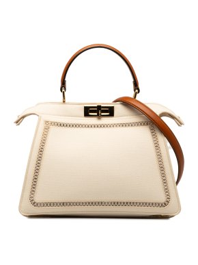 Fendi Medium Canvas Peekaboo ISeeU Bag