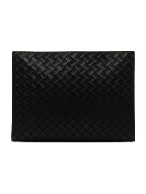 Bottega Veneta Tech Rubber Intrecciato Clutch