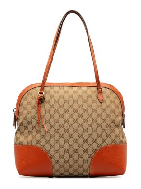 Gucci Medium GG Canvas Bree Dome Shoulder Bag