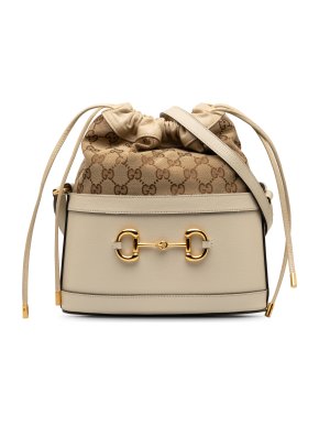 Gucci GG Canvas Horsebit 1955 Bucket Bag