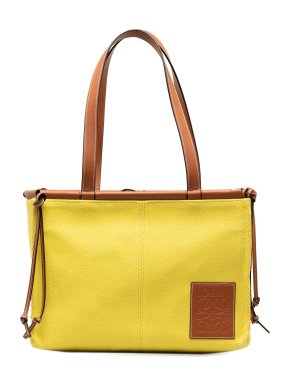 Loewe x Paulas Ibiza Yellow Cushion Tote