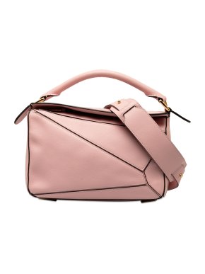 Loewe Pink Small Puzzle Bag