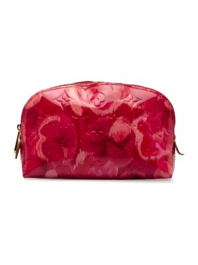 Louis Vuitton Pink Monogram Vernis Ikat Cosmetic Pouch