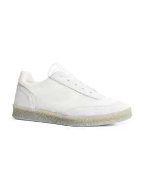 MM6 Maison Margiela Suede-Trim Low-Top Sneakers
