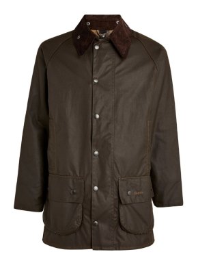 Barbour Dark Brown Waxed Beaufort Jacket