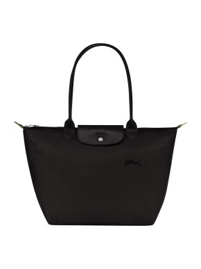 Longchamp Black Le Pliage Large Tote Bag