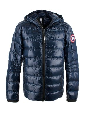 Canada Goose Navy Quilted Nylon Crofton Hooded Jacket