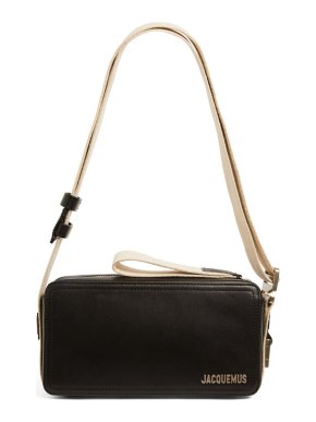 Jacquemus Black Cuerda Horizontal Strap Bag