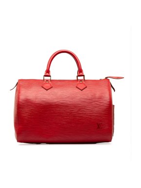 Louis Vuitton Red Epi Leather Speedy 30