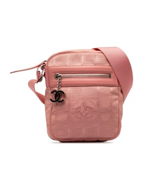 Chanel Pink New Travel Line Crossbody Bag