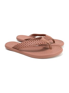 Louis Vuitton Nude Rubber Monogram Thong Sandals