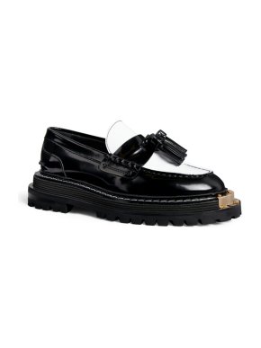 Sandro Leather Toe Cap Jackson Loafers