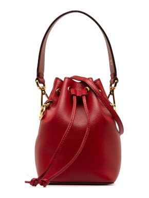 Fendi Red Mini Mon Tresor Bucket Bag