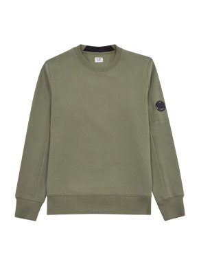 CP Company Khaki Diagonal Raised Cotton Sweatshirt