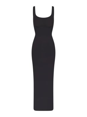 SKIMS Body Tank Maxi Slip Dress in Onyx