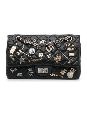 Chanel Black Lucky Charms Reissue 2.55 Double Flap Bag