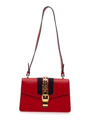 Gucci Red Small Sylvie Bag