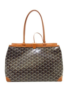 Goyard Black Goyardine Bellechasse PM