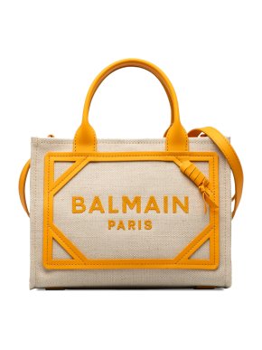 Balmain Canvas B-Army Tote Bag