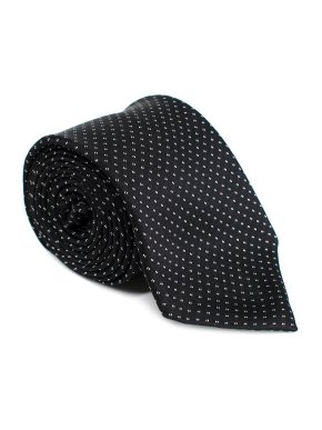 Dior Black Polka-dot Tie
