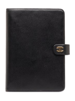Chanel Black CC Notebook Cover