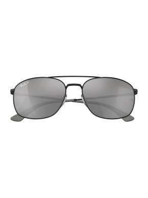 Ray-Ban Rb3654 60 Black & Silver Aviator Sunglasses