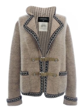 Chanel Relaxed Cashmere Belted Cardigan
