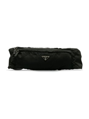 Prada Black Tessuto Belt Bag