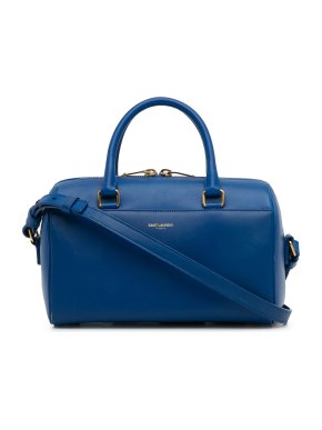 Saint Laurent Electric Blue Classic Baby Duffle Bag